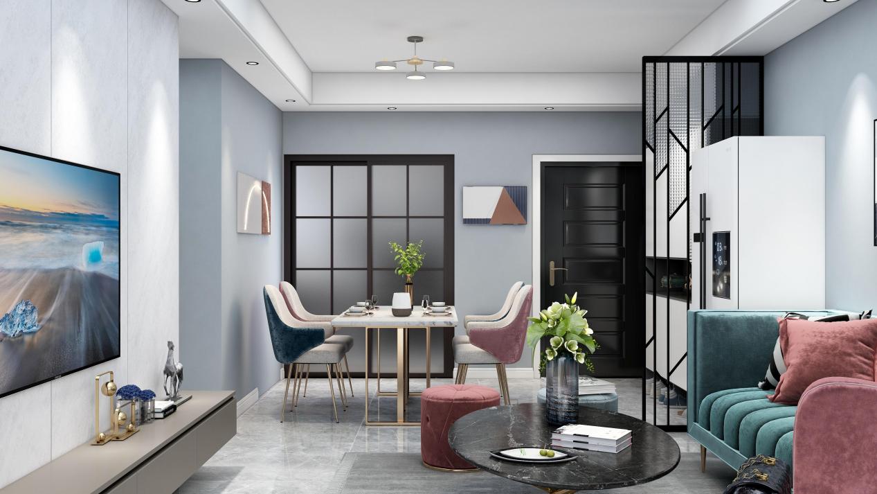 龍湖九里晴川-現(xiàn)代簡(jiǎn)約-臥室設(shè)計(jì)效果圖