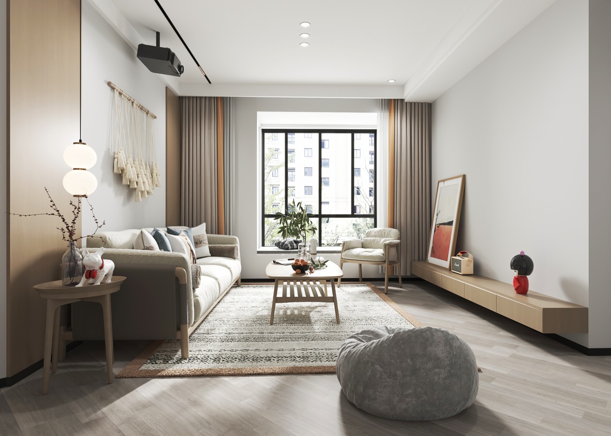 龍湖九里晴川-現(xiàn)代簡約-臥室設(shè)計效果圖